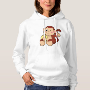 Sudadera Mono bebé con banana
