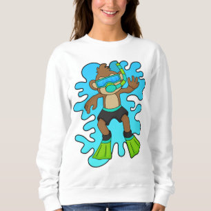 Sudadera Mono como buceador con Snorkel