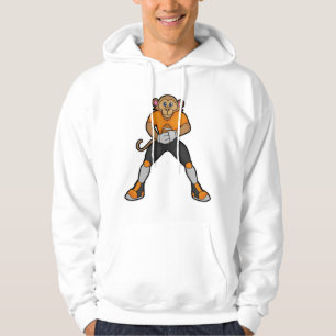 Sudadera Mono como jugador de fútbol con fútbol