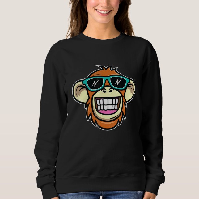 Sudadera Mono con forma de mono gráfico (Anverso)