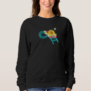 Sudadera Mono de Bitcoin de la montaña rusa Blockchain Cryp