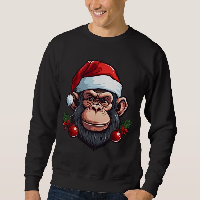 Sudadera mono de Navidad (Anverso)