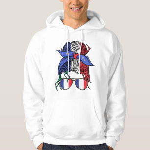 Sudadera Mono desordenado de Francia con bandera francesa