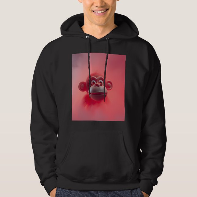 Sudadera Mono Divertido (Anverso)