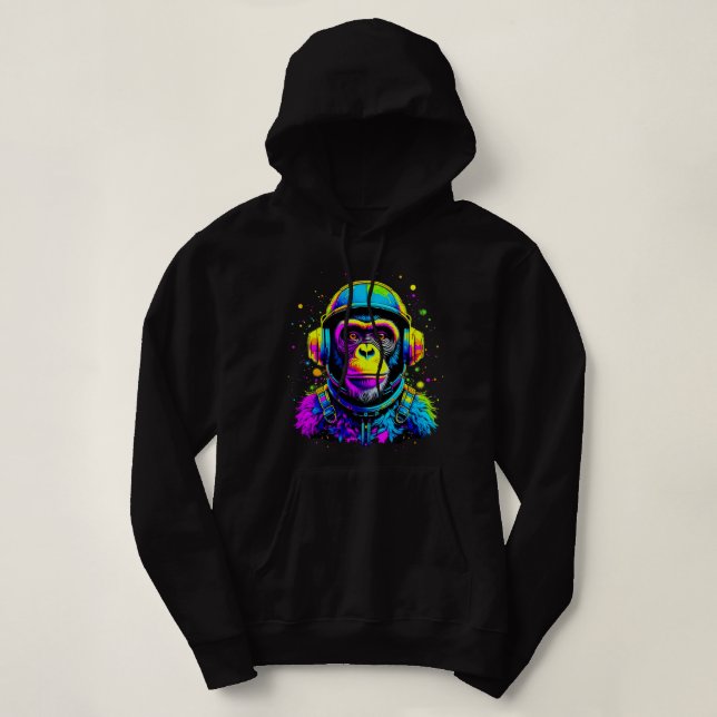 Sudadera Mono en juego espacial (Diseño del anverso)