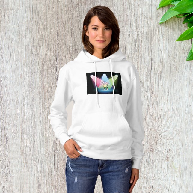 Sudadera Mono En Los Lugares Luminosos Las Mujeres Hoodie (Subido por el creador)