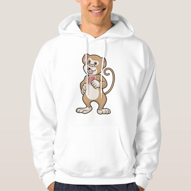 Sudadera Mono en Poker con tarjetas de póker (Anverso)
