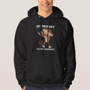 Sudadera Mono Para Niños Jóvenes Zoológico Ape Animales Sil