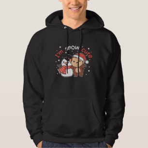 Sudadera Mono Que Te Amo Nieve Mucho Pun De Snowman