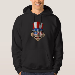 Sudadera Mono Tío Patriótico Estadounidense Sam Julio 4 Amé