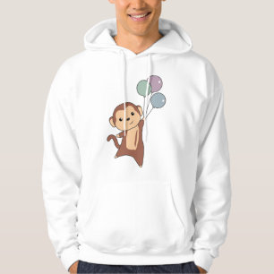 Sudadera Mono vuela Con Globos Arriba Dulce