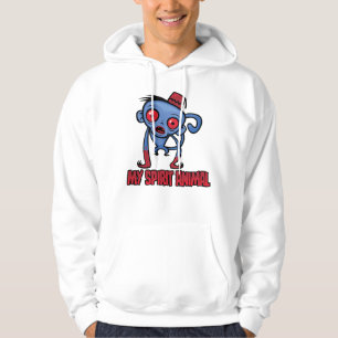 Sudadera Mono Zombie Es Mi Animal Espiritual