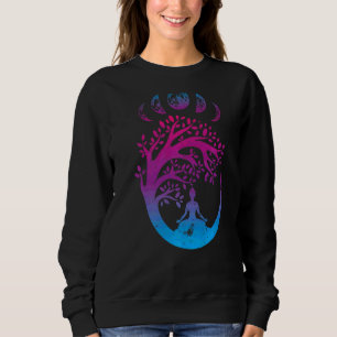 Sudadera Monofases Espirituales De Árbol De Vida Para Yoga