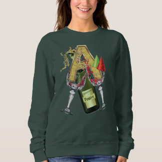 Sudadera Monograma de Cumpleaños Capital -letra A