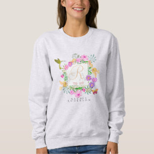 Sudadera Monograma de jardín floral