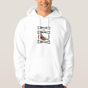 Sudadera Monograma del Personalizado Adorable del Pato Mand