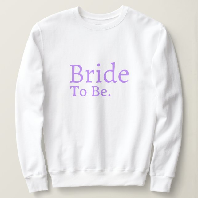 Sudadera Monograma Mínimo Moderno Personalizado Bride Estil (Anverso del diseño)