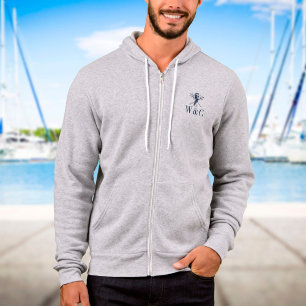 Sudadera Monograma Personalizado Náutico Caballito de Mar