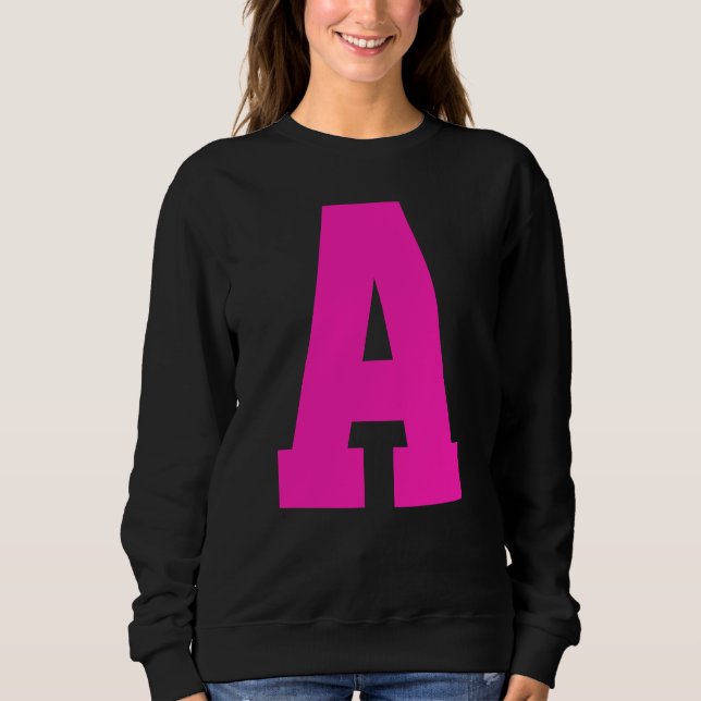 Sudadera Monogramadas personalizadas para mujeres de color  (Anverso)