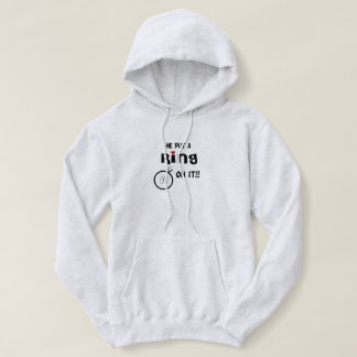 Sudadera Monogramado Él puso un anillo en él