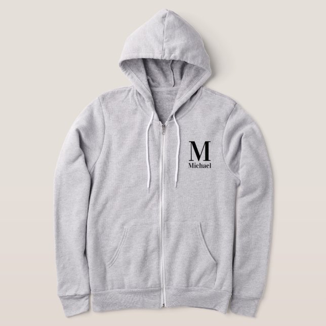 Sudadera Monogramado simple personalizado (Distribución)