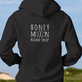 Sudadera Monogramed Hearts Honeymoon Road Trip Hoodie
