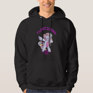 Sudadera Monopatín Eléctrico Patinaje Unicornio Flotante