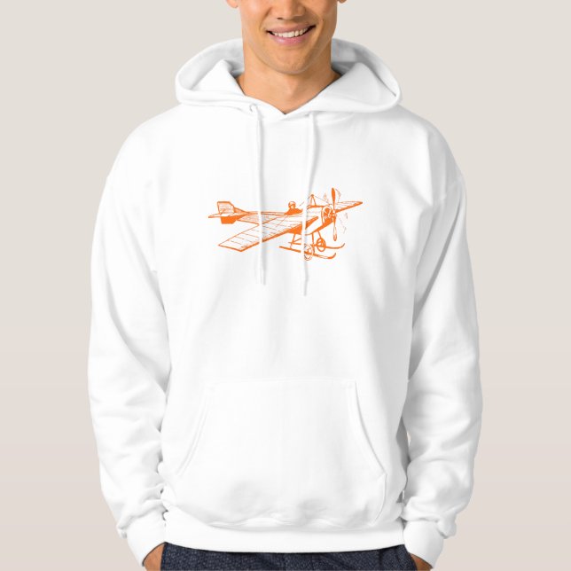 Sudadera Monoplano vintage - Naranja (Anverso)