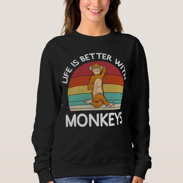 Sudadera Monos Monkey Animal (Anverso)