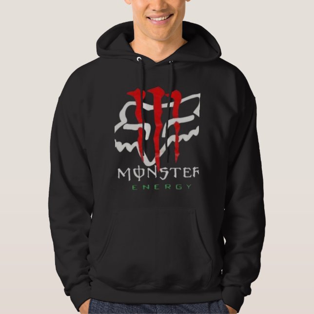 Sudadera monster energy, energy drink, extreme sports, adre (Anverso)
