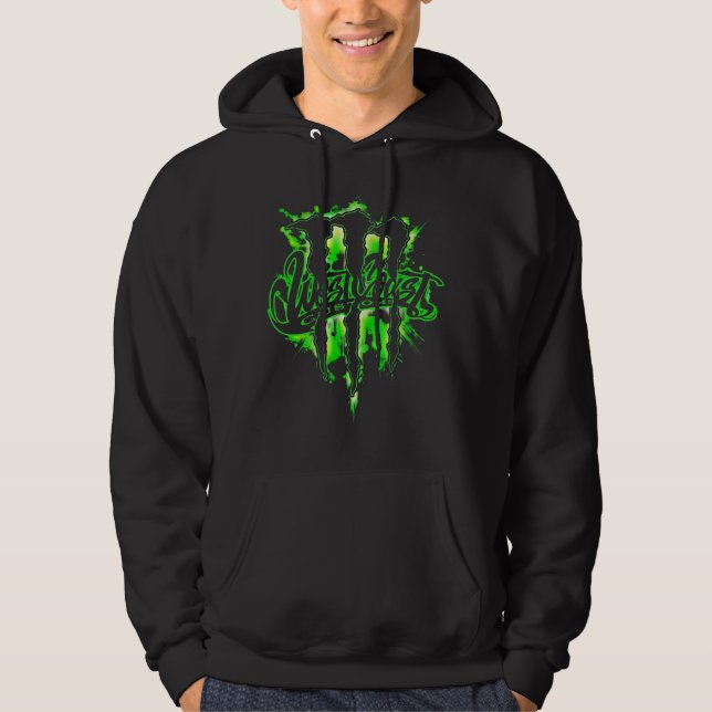 Sudadera monster energy, energy drink, extreme sports, adre (Anverso)