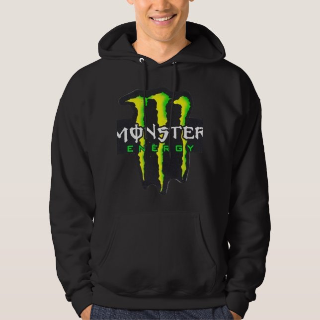 Sudadera monster energy, energy drink, extreme sports, adre (Anverso)