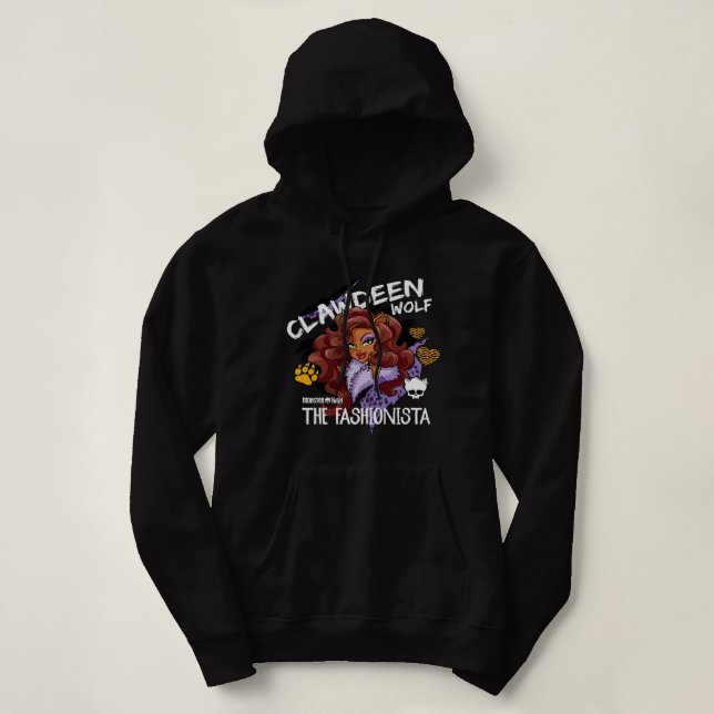 Sudadera Monster High Clawdee Wolf The Fashionista (Diseño del anverso)