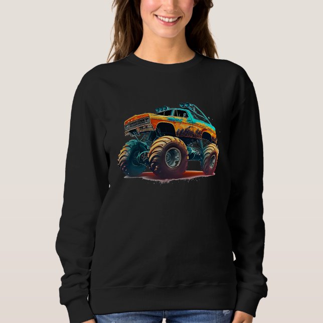Sudadera Monster Truck Big Style Truck  1 (Anverso)