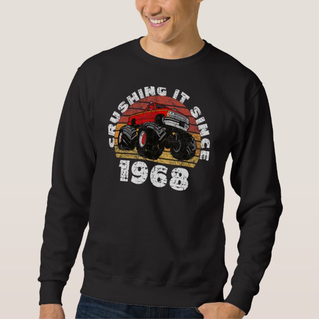 Sudadera Monster Truck Chocando Desde El Año 1968 (Anverso)