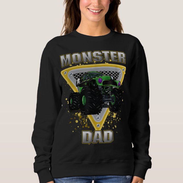 Sudadera Monster Truck Dad (Anverso)