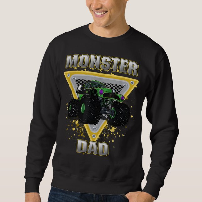 Sudadera Monster Truck Dad (Anverso)
