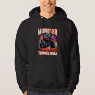 Sudadera Monster Truck Gran Carrera Retro Papá Camionero Lo