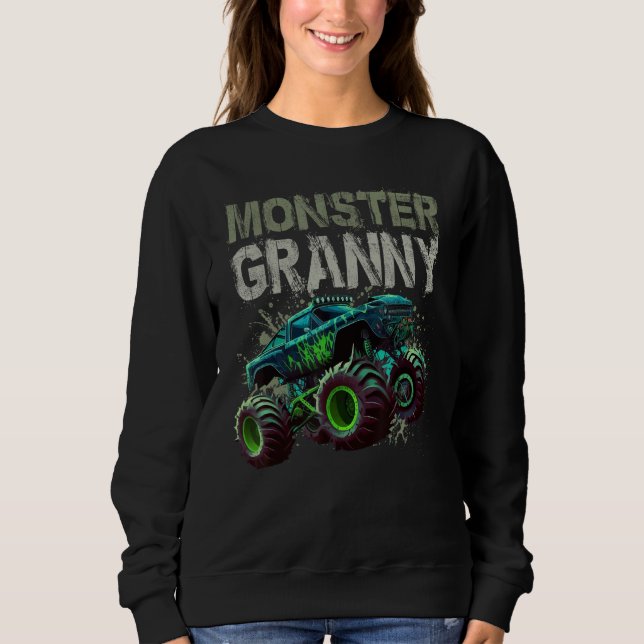 Sudadera Monster Truck Granny Family Matching Monster Truck (Anverso)