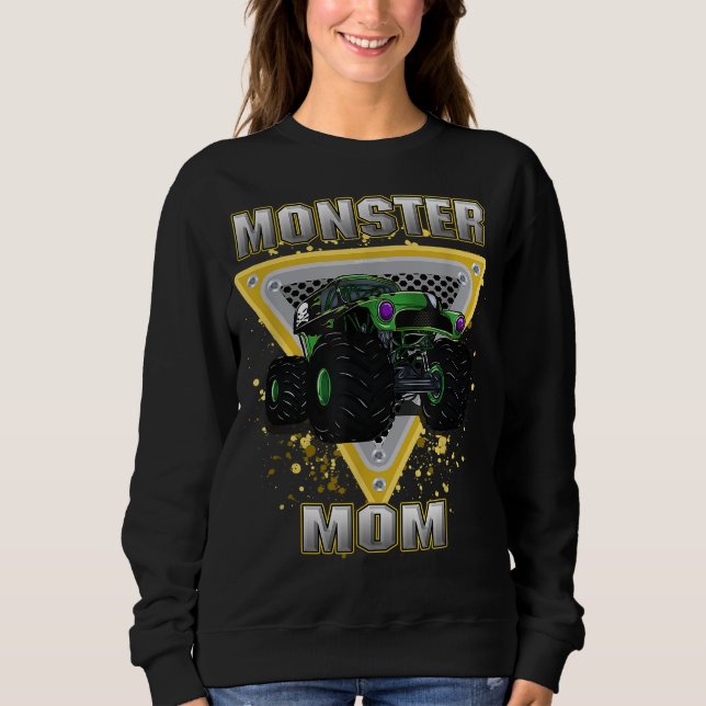 Sudadera Monster Truck Mom (Anverso)