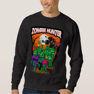 Sudadera Monster Truck Zombie Hunter Halloween Kille sin mu