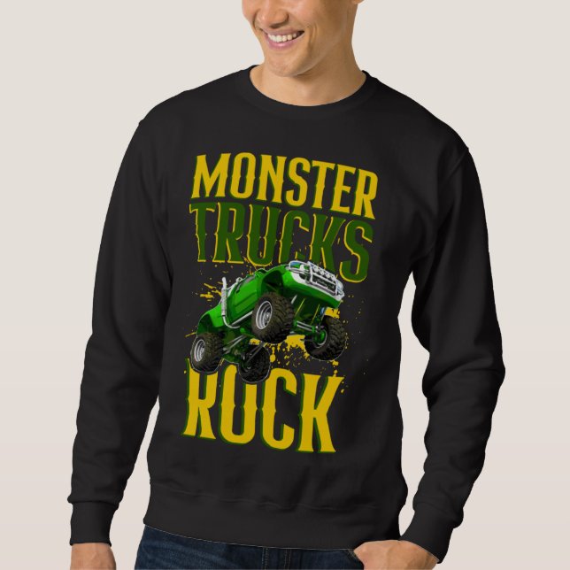 Sudadera Monster Trucks Are My Jam Monster Trucks  2 (Anverso)