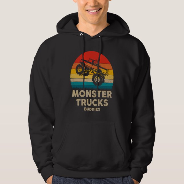 Sudadera Monster Trucks Buddies  Monster Trucks Are My Jam  (Anverso)