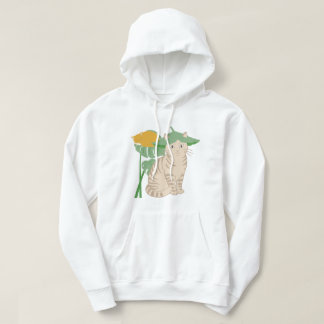 Sudadera Monstera Deliciosa Gato Gatito Durmiendo Amante de