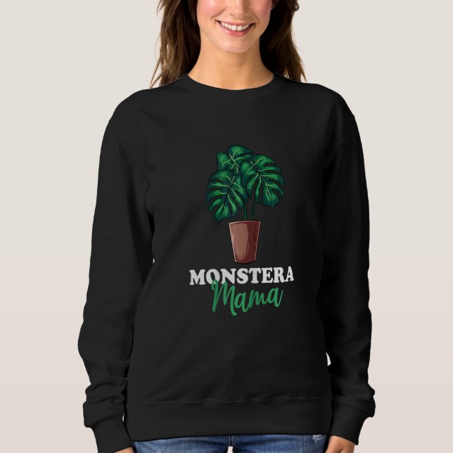 Sudadera Monstera Mama (Anverso)