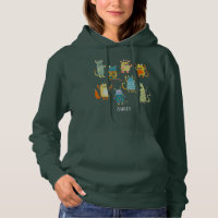 Monsters Custom Name Hoodie