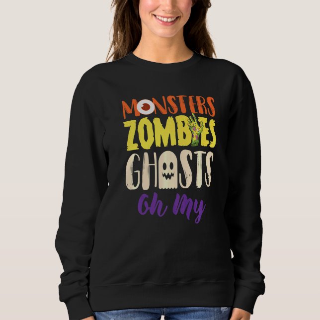 Sudadera Monsters Zombies Fantasmas (Anverso)