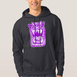 Sudadera Monstruo asustado - Púrpura