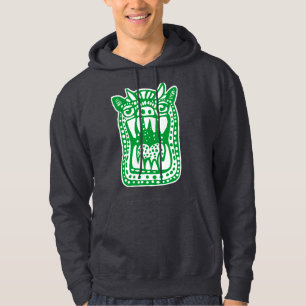 Sudadera Monstruo asustado - Verde