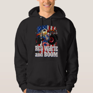 Sudadera Monstruo Camión Dabbing Tío Sam 4 De Julio America